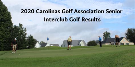 carolina senior golf association.